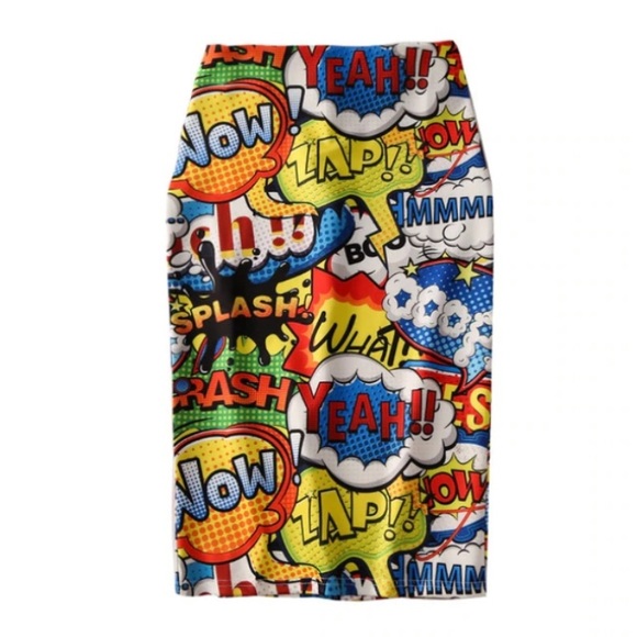 Fun Cartoon POP skirt - Picture 2 of 8